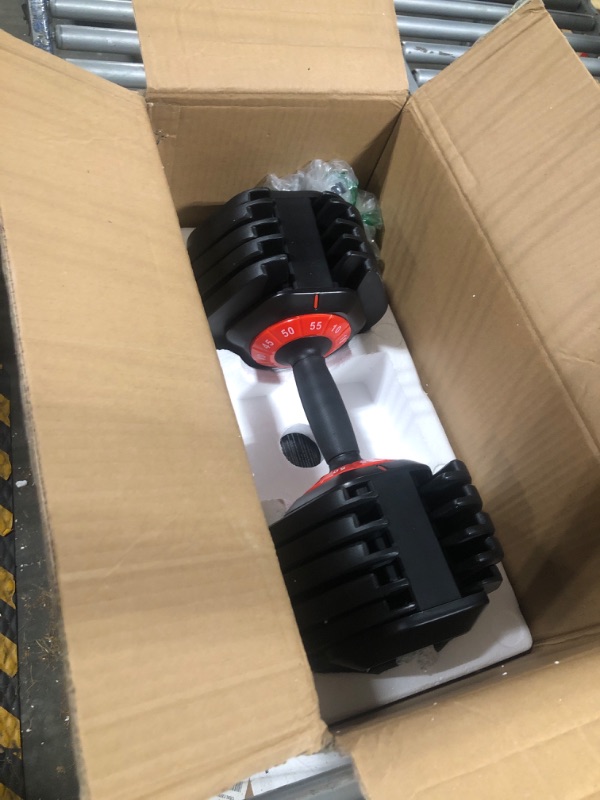 Photo 1 of Adjustable Dumbbell 55LB Single Dumbbell Weight