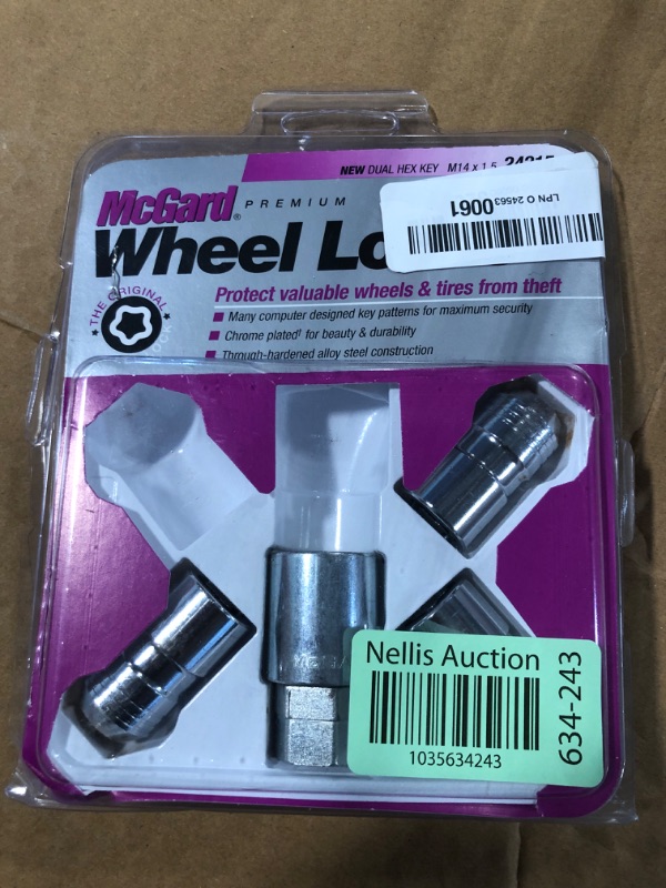 Photo 2 of **MISSING ONE LUG** McGard 24215 Chrome Cone Seat Wheel Locks (M14 X 1.5 Thread Size) - Set of 4