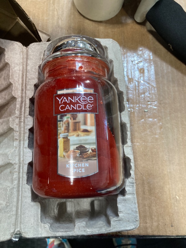 Photo 3 of  *** USED *** Yankee Candle 1218400Z Large Jar Candle Kitchen Spice