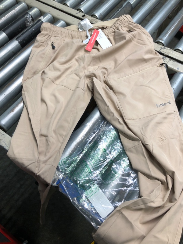 Photo 2 of ***SIZE L***BALEAF Women's Hiking Cargo Pants Outdoor Lightweight Capris Water Resistant UPF 50 Zipper Pockets