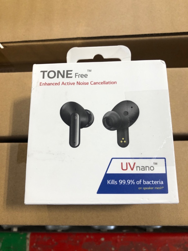 Photo 2 of ***Missing One Earbud***
LG TONE Free FP8 Active Noise Cancelling True Wireless Bluetooth UVnano Earbuds