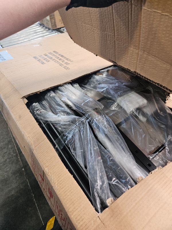 Photo 1 of **USED**
YALAXON Vintage Sturdy Full Size Metal Bed Frame with Headboard and Footboard Basic Bed Frame No Box Spring Needed?Black