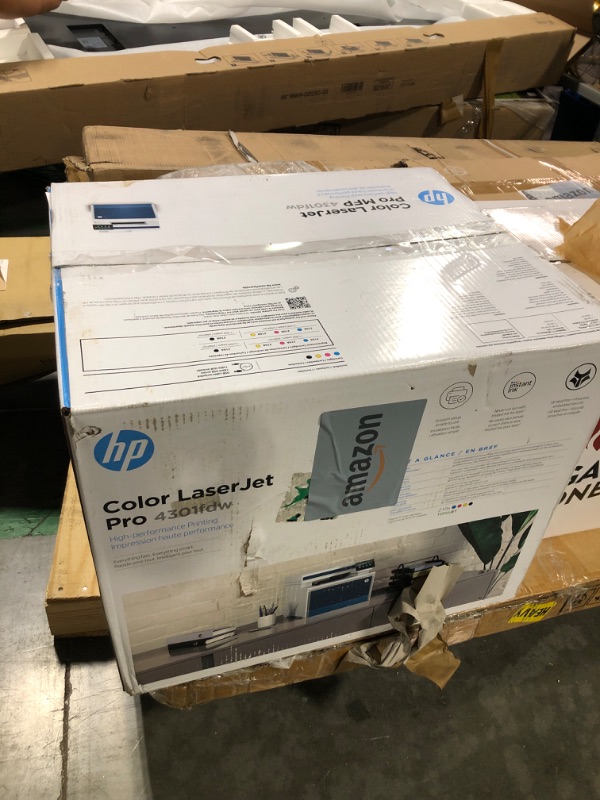 Photo 1 of HP Color LaserJet Pro MFP 4301fdw Wireless All-in-One Color Laser Printer, Scanner, Copier, Fax, Best-for-Office New version