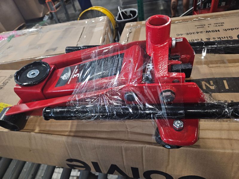 Photo 2 of **USED**
Jack Boss Floor Jack 3 Ton Capacity Fast Lift Service Jack Steel Heavy Duty Hydraulic Car Jack