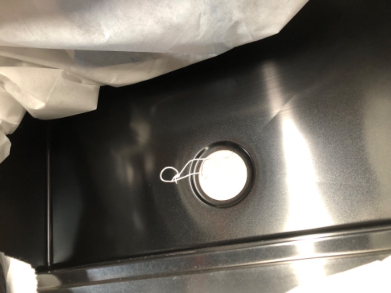 Photo 1 of Sarlai 33 Matte Black Undermount Kitchen Sink Workstation - 33x19 Inch Kitchen Sinks with Ledge NANO-Tech Round 
