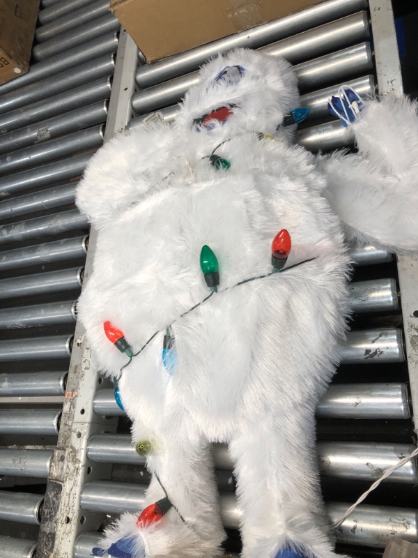 Photo 3 of ***NON REFUNDABLE, PARTS ONLY***
ProductWorks 32 Inch Rudolph Pre Lit Bumble the Abominable Snowman Monster Santa Hat Outdoor Holiday Lawn 