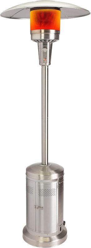 Photo 1 of 
Cuisinart COH-300 Propane Push Start Ignition, 47,000 BTU Burner, Heats up to 200 sq. ft, 32" (L) x 85" (H), Stainless Steel Outdoor Patio Heater
