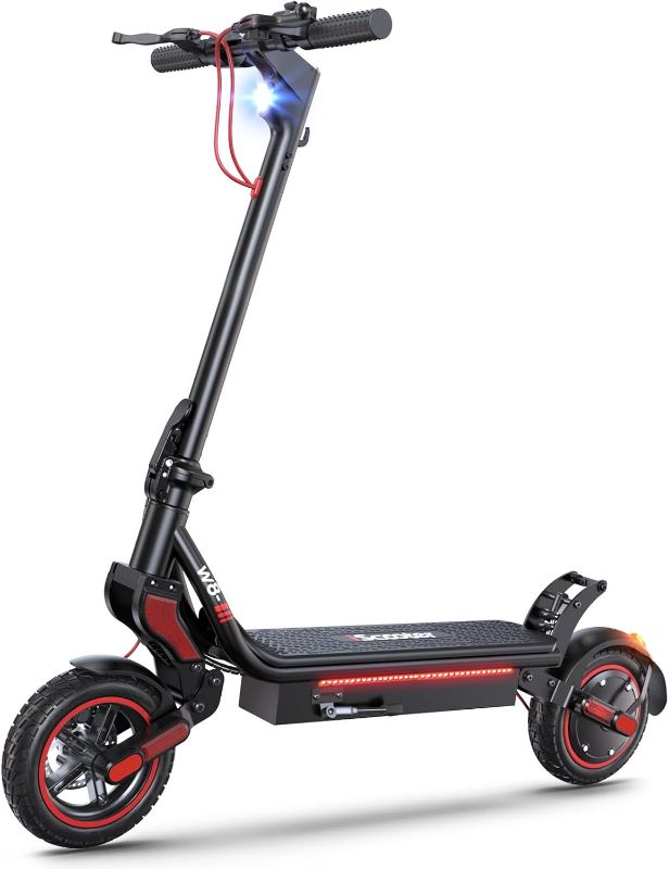 Photo 1 of (for parts)_iScooter Electric Scooter, Top Speed 22/25 MPH E-Scooter Up to 18/25 Miles Range, Folding Commuting Electric Scooter for Adults with Turn Signal-360 ° Lighting - 8.5/9.3" Tires/264 Lbs Load W7 & W8
