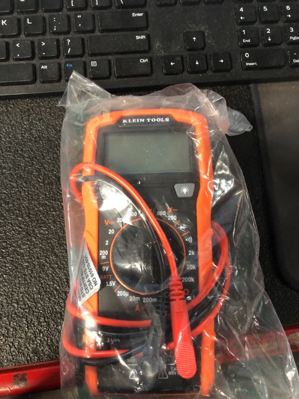 Photo 2 of **MISSING ATTACHMENTS**
Klein Tools 69149P Electrical Test Kit with Digital Multimeter