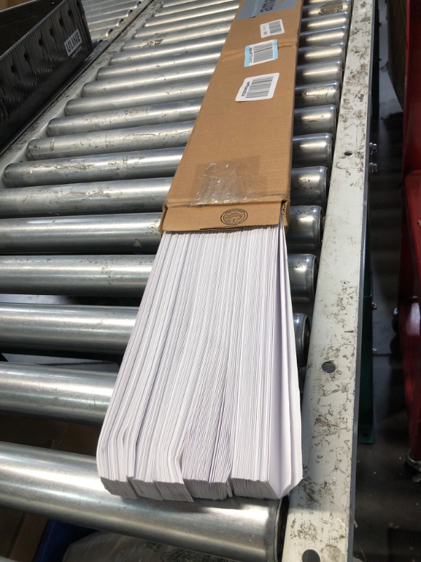 Photo 1 of Redi Shade No Tools Original Light Filtering Pleated Paper Shade White, 48 in x 72 in, 6 Pack White 48 in x 72 in