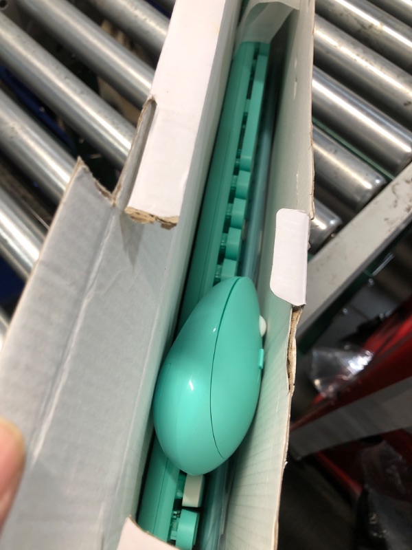 Photo 1 of Wireless Keyboard and Mouse Combo, Colorful Keyboard with Round Keycaps, Full-Size Retro Typewriter Keyboard with Detachable Wrist Rest, 2.4GHz Cordless Connection for Mac/Windows/PC (Robin Egg Blue)