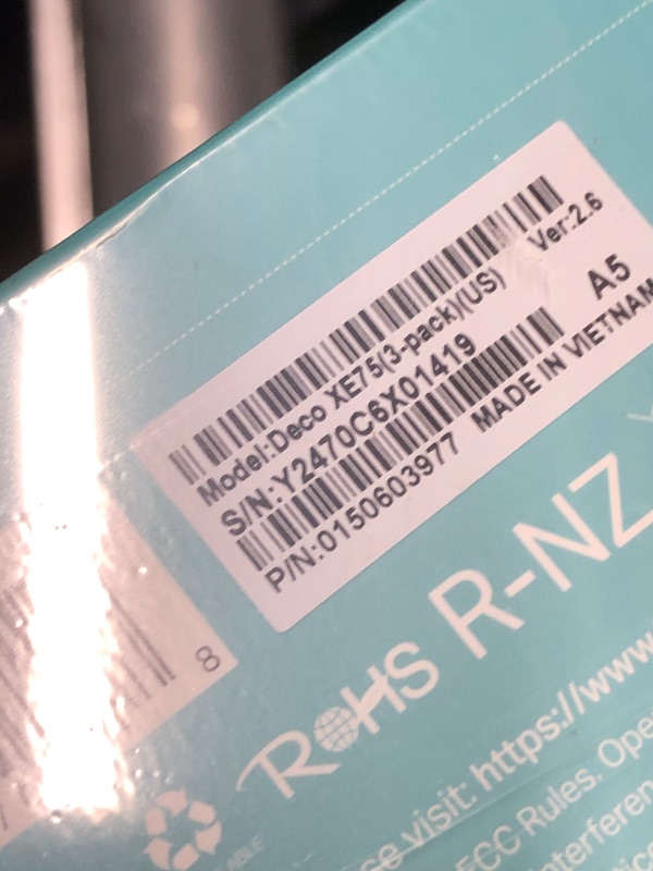Photo 2 of ***FACTORY SEALED***TP-Link Deco AXE5400 Tri-Band WiFi 6E Mesh System – Wi-Fi up to 7200 Sq.Ft