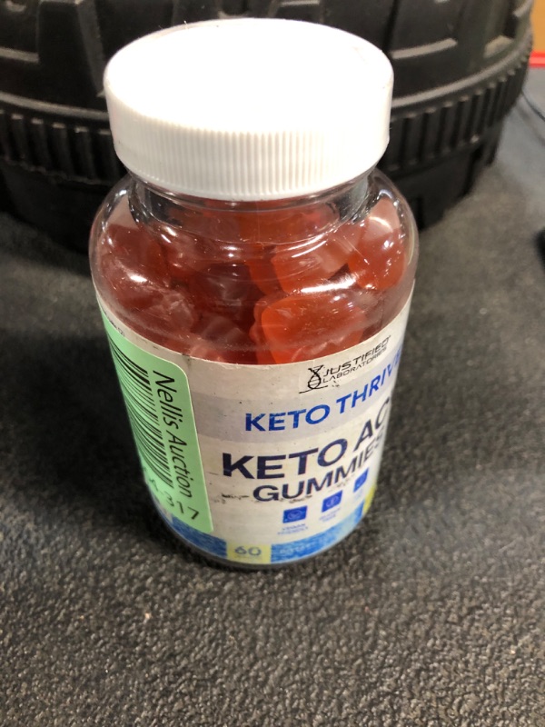 Photo 3 of ***(EXP: 1/14/2026)NONREFUNDABLE***Keto Thrive Keto ACV Gummies Advanced Formula 1000MG Keto Thrive Keto Gummies Apple Cider Vinegar Formulated with Pomegranate Beet Juice Powder B12 Vegan Non GMO 60 Gummys