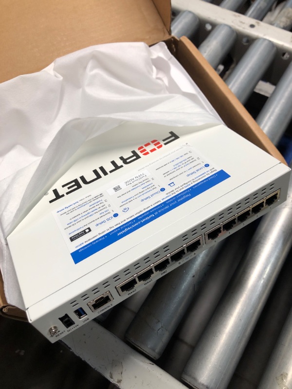 Photo 2 of **appears new** FORTINET FortiGate-60F Hardware Plus 1 Year 24x7 FortiCare and FortiGuard Unified (UTM) Protection FG-60F-BDL-950-12