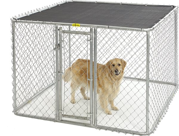 Photo 1 of ***TRUCK/TRAILER PICKUP ONLY***MidWest Homes for Pets Chain Link Portable Kennel - Includes a Sunscreen
