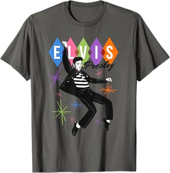 Photo 1 of 
***STOCK PHOTO****Elvis Presley Official Dancing Star T-Shirt white sizeladies medium 