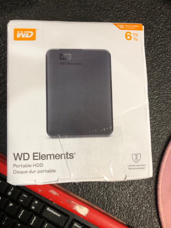 Photo 4 of (READ FULL POST) WD 1TB Elements Portable External Hard Drive for Windows, USB 3.2 Gen 1/USB 3.0 for PC & Mac, Plug and Play Ready - WDBUZG0010BBK-WESN
