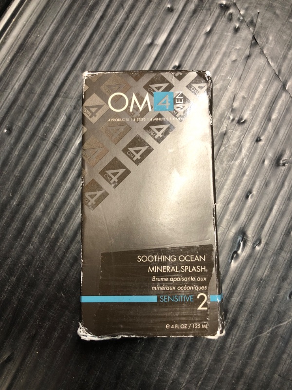 Photo 2 of *** NON-REFUNDABLE ***  Organic Male OM4 Sensitive Step 2 - Soothing Ocean Mineral Splash Aftershave + Toner, Ultra Calming and Hydrating