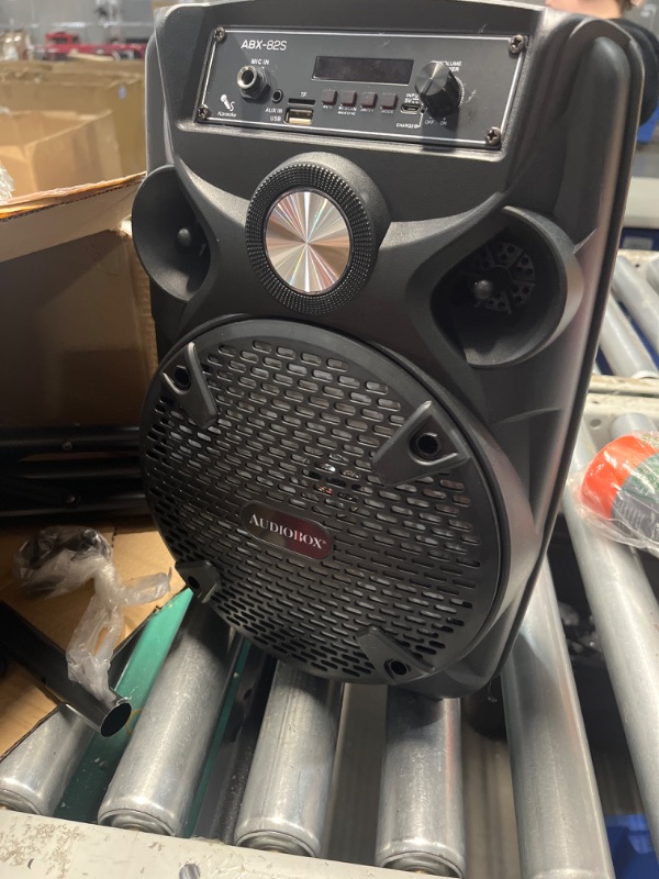 Photo 5 of ***Missing pieces***

Audiobox ABX-82S Portable 8" PA Speaker with Stand, WaveSync™ Technology, Bluetooth, LED Lights, 1100W - Includes Microphone & USB Cable