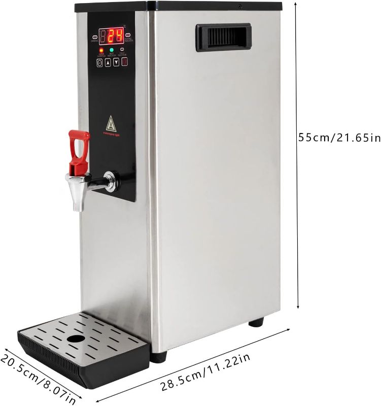 Photo 5 of (READ FULL POST) VorChef Commercial Water Boiler Eletric Commercial Hot Water Dispenser Automatic 2500W Heating for Tea Coffee Shop, Restaurant, Home, Office 15L-Black