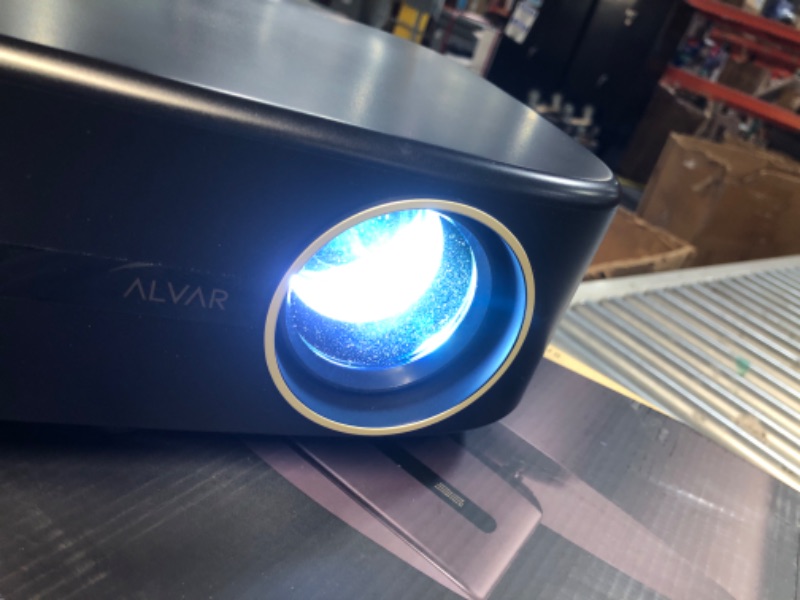 Photo 8 of [1000 ANSI & Audio by dbx-tv] Alvar 4K Projector with WiFi and Bluetooth, NetfIix Certified & DoIby Audio, Auto Focus and Auto Keystone Native 1080P Smart Projector with HDR10+, 30W Speakers, Black