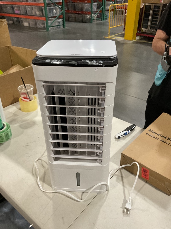 Photo 1 of **FOR PARTS ONLY**(NON REFUNDABLE)
Windowless Portable Air Conditioner, 3-IN-1 Portable AC Unit with Remote, 12H Timer & 1.16 Gal Tank, 3 Modes 3 Speeds, Ductless Swamp Cooler with Oscillation, Evaporative Air Cooler for Home Office
