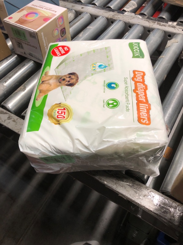 Photo 1 of ***FACTORY SEALED******NON REFUNDABLE***Dog Diaper Liners 150ct Super Soft and Absorbent Dog Diaper Booster Pads for Male Dog Belly Bands or Female Dog Diapers(Regular, 150pcs)
