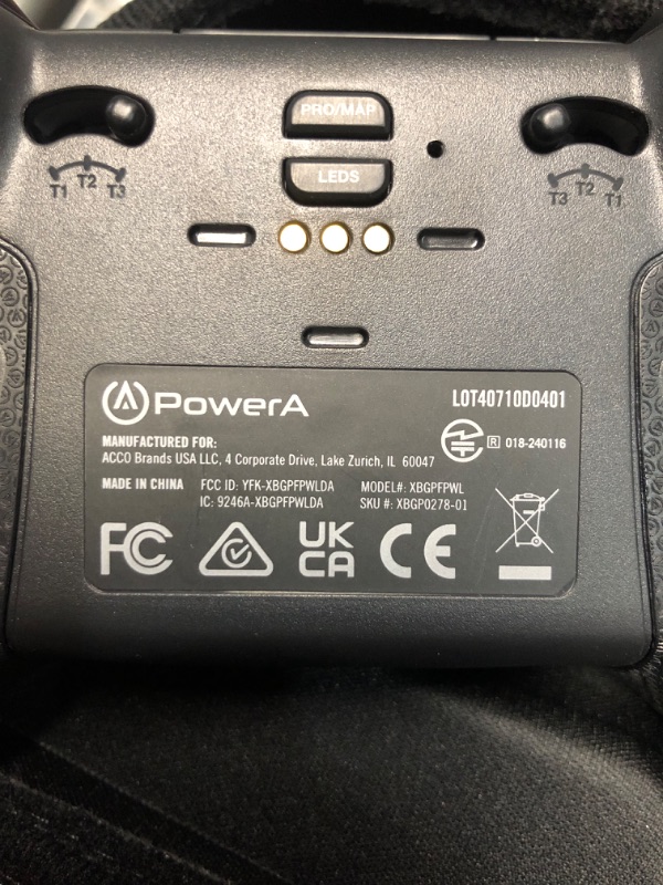 Photo 2 of **MISSING CORD**
PowerA FUSION Pro 3 Wired Controller for Xbox Series X|S, Xbox One, Mappable Advanced Gaming Buttons, Xbox Controller, Trigger Locks, Black, Officially Licensed for Xbox