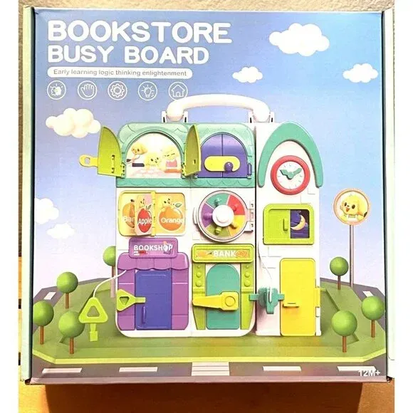 Photo 1 of ***NEEDS BATTERIES*** Bookstore Busy Board Early Learning New in Box Toddler Toys Montessori