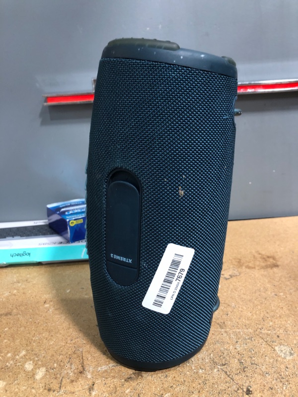 Photo 2 of **UNTESTED** JBL Xtreme 3 Portable Bluetooth Speaker (Blue)