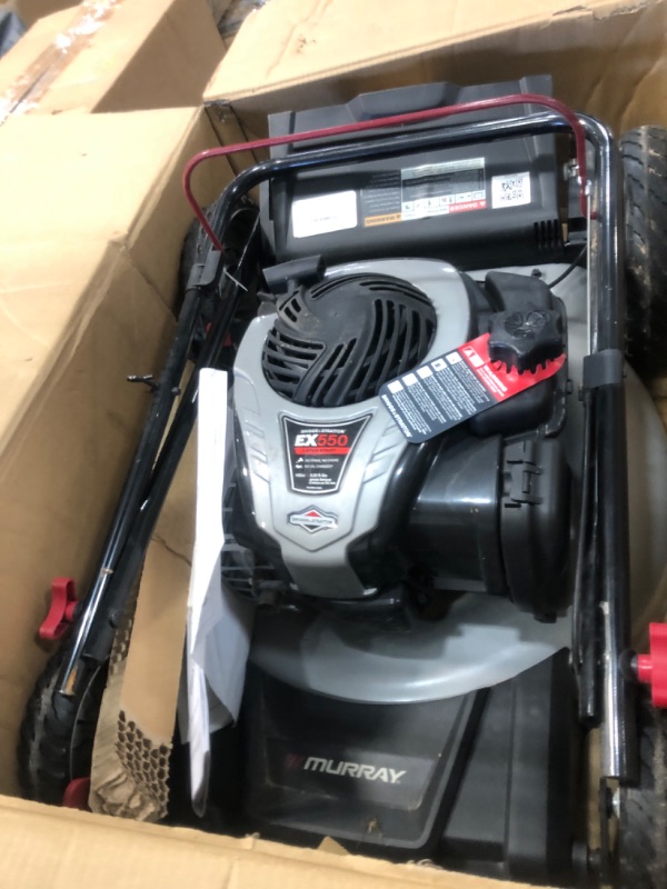 Photo 2 of ***Parts Only***Murray 21 in. 140 cc Briggs and Stratton Walk Behind Gas Push Lawn Mower with Height Adjustment and with Mulch Bag