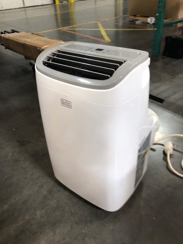 Photo 9 of ***USED - DAMAGED - MISSING PARTS - SEE COMMENTS***
BLACK+DECKER 10,000 BTU Portable Air Conditioner up to 450 Sq.Ft. with Remote Control,White White 1 Count (Pack of 1)