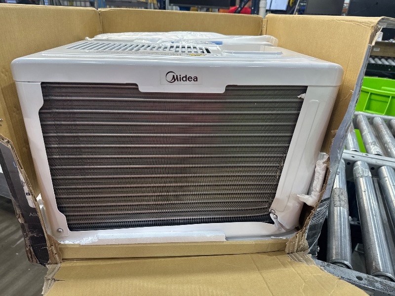 Photo 3 of Midea 8,000 BTU U-Shaped Smart Inverter Air Conditioner –Cools up to 350 Sq. Ft., Ultra Quiet with Open Window Flexibility, Works with Alexa/Google Assistant, 35% Energy Savings, Remote Control