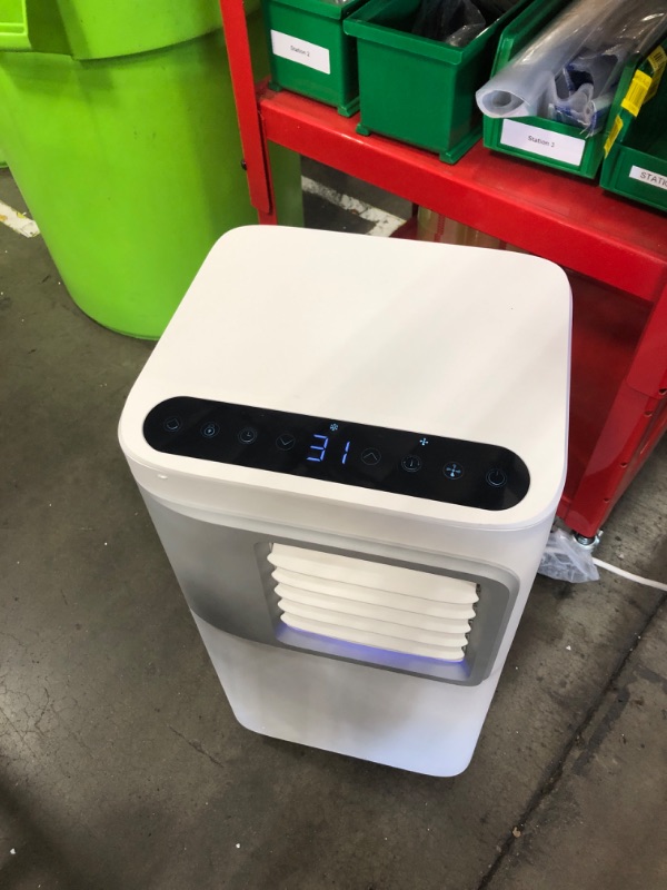 Photo 2 of 12,000 BTU Portable Air Conditioner Cools Up to 500 Sq.Ft, 3-IN-1 Energy Efficient Portable AC Unit with Remote Control & Installation Kits for Large Room, Campervan, Office, Temporary Space