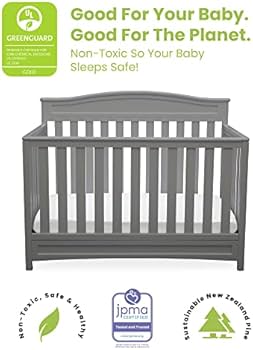 Photo 1 of ***NONREFUNDABLE - THIS SALE FINAL -  PARTS ONLY - SEE COMMENTS***
Delta Children Emery 4-in-1 Convertible Baby Crib, Pack of 1, Grey