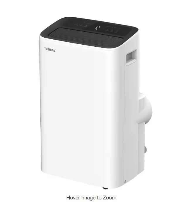 Photo 1 of 10,000 BTU (12,000 BTU ASHRAE) 115-Volt Smart Wi-Fi Portable Air Conditioner for upto 350 sq. ft.
