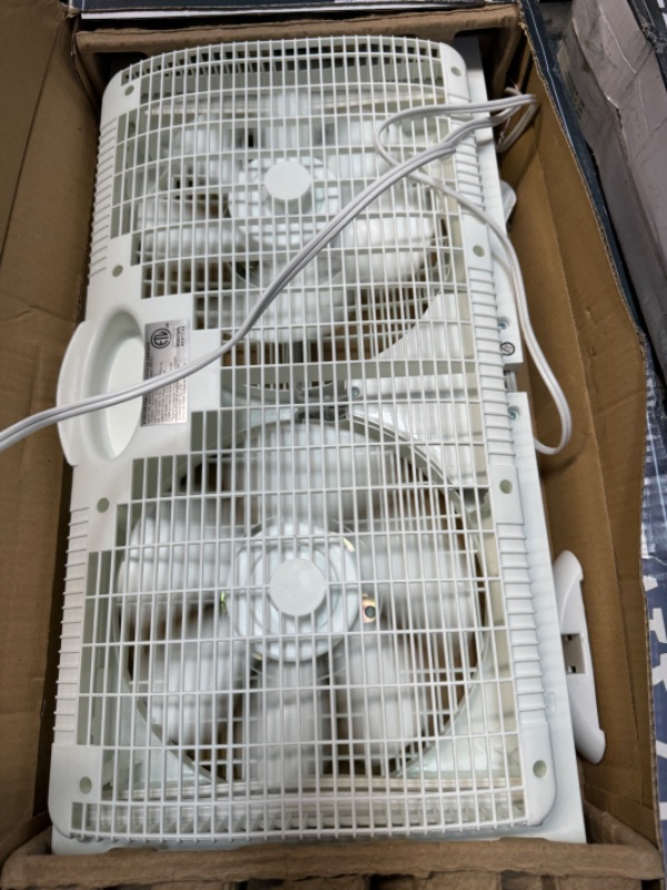 Photo 2 of *POWERS ON** 9 in. Twin Window Fan
