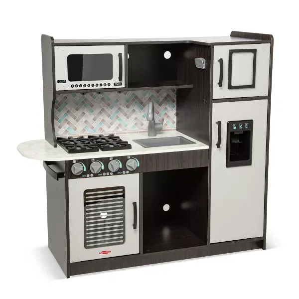 Photo 1 of *MISSING SOME HARDWARE** Melissa & Doug Chef's Kitchen Pretend Play Set - Charcoal
