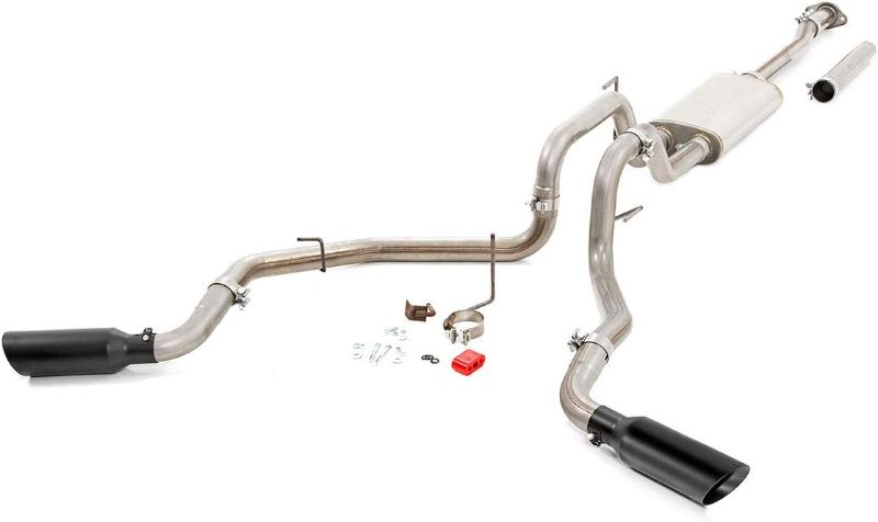 Photo 1 of **PARTS ONLY**Rough Country Dual Cat-Back Exhaust for 2015-2020 Ford F-150 2WD/4WD - 96006
