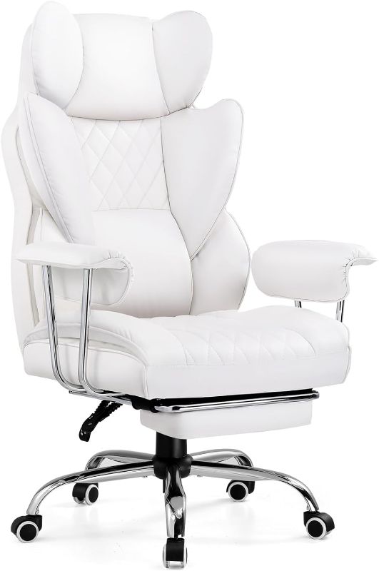 Photo 1 of **FOR PARTS ONLY**(READ NOTES)
GTRACING Gaming White Chair | PU Leather | Office, Desk, Computer