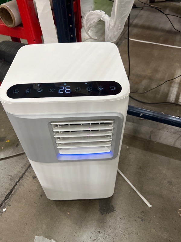 Photo 2 of 12,000 BTU Portable Air Conditioner Cools Up to 500 Sq.Ft, 3-IN-1 Energy Efficient Portable AC Unit with Remote Control & Installation Kits for Large Room, Campervan, Office, Temporary Space