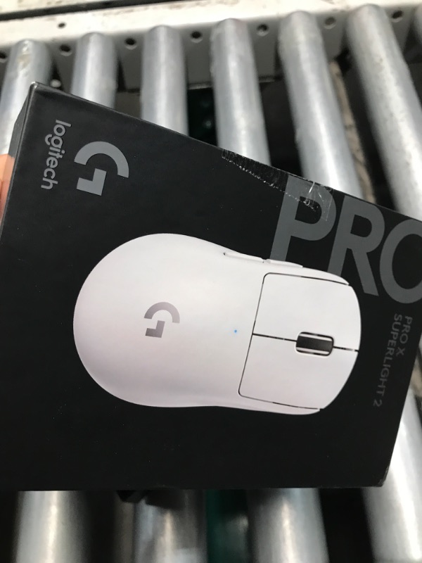 Photo 2 of ***MISSING DONGLE*** Logitech G PRO X SUPERLIGHT 2 LIGHTSPEED Wireless Gaming Mouse (White)