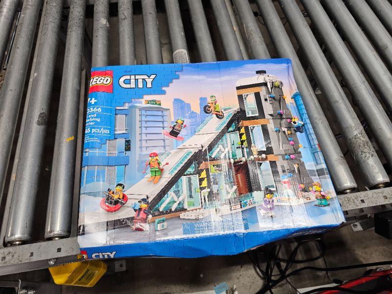 Photo 2 of **MISSING BAG 7, BOX DAMAGE**LEGO City Ski and Climbing Center Building Set, 1045 Pieces, for Kids Ages 7 and Up