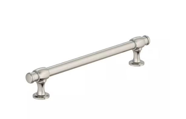 Photo 1 of 
Amerock
Winsome 6-5/16 in. (160mm) Traditional Satin Nickel Bar Cabinet Pull