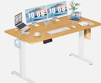 Photo 1 of * SEE NOTES* Cheap Electric Height Adjustable Standing Desk Frame Ergonomic Stand Up Desk For Home Office Furniture
