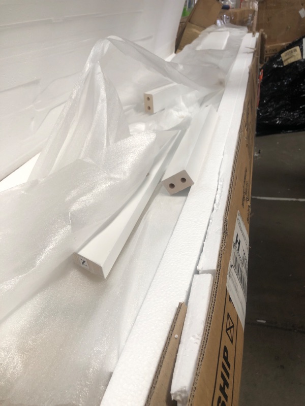 Photo 1 of *MISSING PARTS* Storkcraft Caribou Bunk Bed - White/Natural Box B
