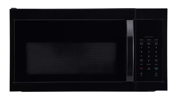 Photo 1 of 1.7 Cu. Ft. 1000-Watt Over the Range Microwave in Black