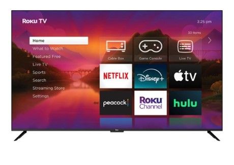 Photo 1 of * MISSING PARTS* Roku - 55" Class Plus Series QLED 4K Smart RokuTV
