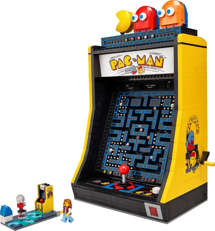 Photo 1 of *BAGS 1-14//BOX DAMAGED** ** LEGO Icons PAC-MAN Arcade Building Kit Buildable Model of a Classic Video Game Nostalgic Father S Day Gift Idea for Fans of Retro Video Games and D
