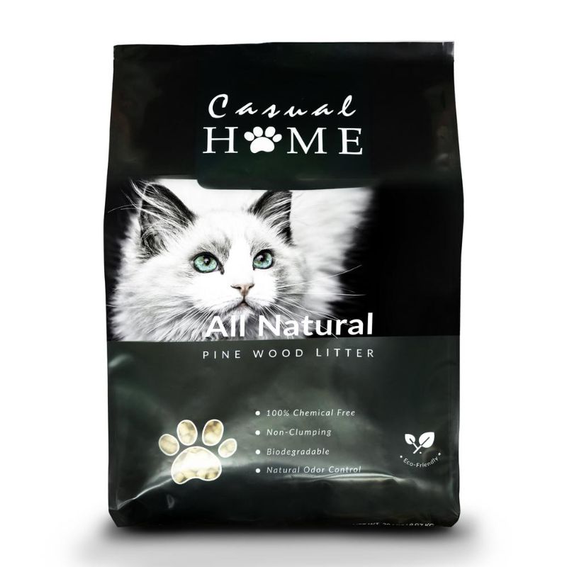 Photo 1 of *SMALL SLIT* 20 Lbs. 100% Natural Pine Pellet Unscented Non-Clumping Cat Litter
